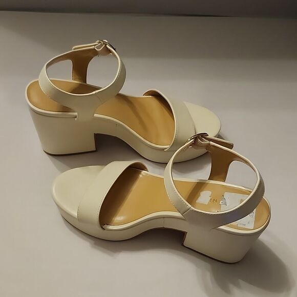 BRAND NEW NINE WEST BLOCK HEEL ROUND-TOE WOMEN'S PLATFORM SANDAL - Picture 9 of 16